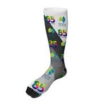 Dye Sublimated Crew (Athletic) Socks (Pair) -