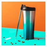 Eco-Friendly Reusable Stainless-Steel Straw In An Anodized