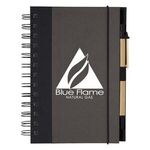 ECO-INSPIRED SPIRAL NOTEBOOK & PEN -  