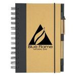 ECO-INSPIRED SPIRAL NOTEBOOK & PEN -  