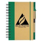 ECO-INSPIRED SPIRAL NOTEBOOK & PEN -  