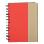 Eco-Recycled Magnetic Journal with Sticky Notes and Flags -  