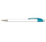 Elite Slim Metallic Pen - Aqua Blue