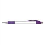 Elite Slim Stylus Pen (Digital Full Color Wrap) - Purple/white/silver