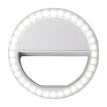 Ella Selfie Light Ring - White