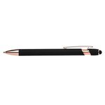 Ellipse Gel Softy Rose Gold w/Stylus - Black