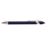 Ellipse Gel Softy Rose Gold w/Stylus - Navy
