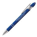 Ellipse Softy Brights w/Stylus - Laser Engraved - Metal Pen -