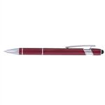 Ellipse Stylus - LaserMax - Metal Pen - Dark Red-silver