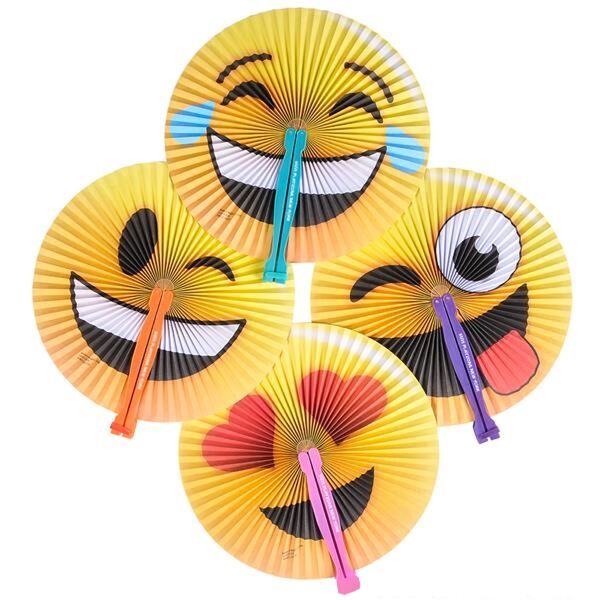 Main Product Image for Custom Printed Emoji Folding Fan