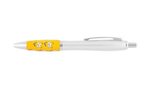 Emoticon Click Pen - Happy Face - Silver