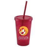 Explore - ColorJet - 16 Oz. Double Wall Tumbler Cup -