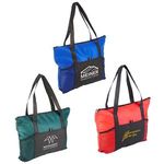 Buy Custom Feather Flight Zippered Tote Bag