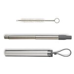 Festival Telescopic Drinking Straw Kit - Gray