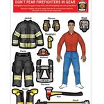 Fireman Dress Up Peel Place Activity Sheets - Green