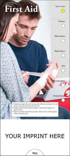 Main Product Image for First Aid Slide Chart USA Made