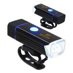 Flare Rechargeable Front Bike Light - Medium Black