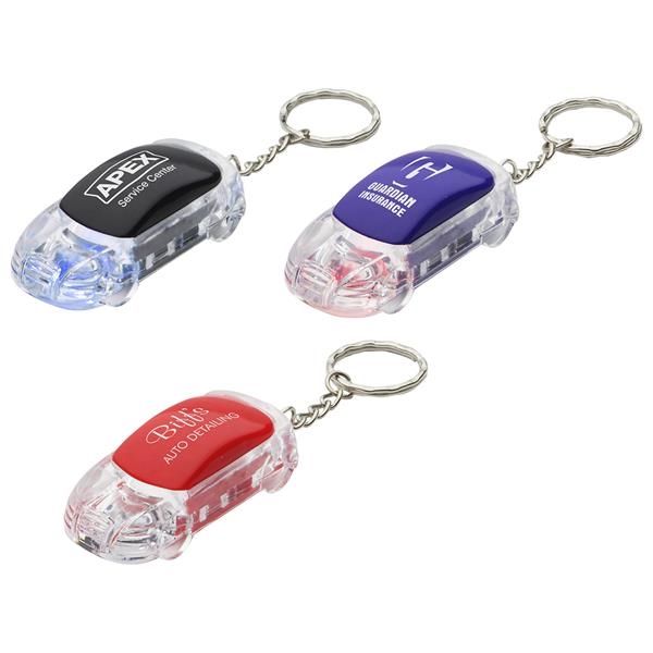 Main Product Image for Marketing Flashing Car Key Chain