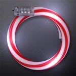 Flashing Christmas Candy Cane Bracelets