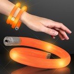 FLASHY LED TUBE BRACELET - Orange