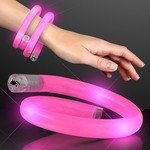 FLASHY LED TUBE BRACELET - Pink