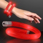 FLASHY LED TUBE BRACELET - Red