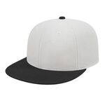 Flexfit® Wool Blend Performance Cap - White-black