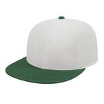 Flexfit® Wool Blend Performance Cap - White- Dark Green