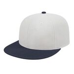 Flexfit® Wool Blend Performance Cap - White-navy