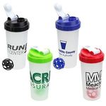 Flip-Top 20 oz Plastic Shaker Tumbler -  