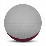 Foam Basketballs  Nerf -6" Large - Gray/Maroon