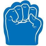 Foam Fist Hand - Blue