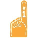 Foam Hand #1 - 16" - Athletic Gold