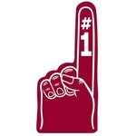 Foam Hand #1 - 16" - Maroon