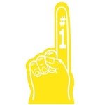 Foam Hand - 18" - Yellow