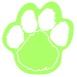 Foam Paw Mitt - Lime Green