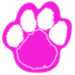 Foam Paw Mitt - Pink