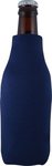 FoamZone Zippered Bottle Cooler - Navy