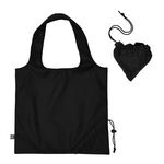 Foldaway Tote Bag With 100% RPET Material - Black