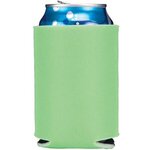 Folding Foam Can Cooler 1 side imprint - Kelly Green