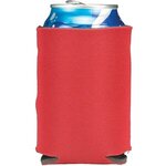 Folding Foam Can Cooler 1 side imprint - Red