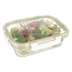 Fresh Prep Square Glass Food Container -  