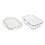 Fresh Prep Square Glass Food Container -  