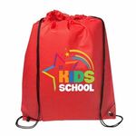 Full Color Drawstring Cinch up Backpack -