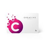 Full Color Linq Digital Business Card - White