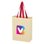 Full Color Natural Cotton Canvas Tote Bag -  