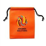 Full Color Non-Woven Drawstring Pouch -  