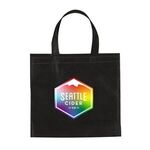 Full Color Non-Woven Mini Tote Bag - Black