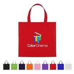 Full Color Non-Woven Mini Tote Bag - White