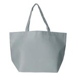 Full Color Non-Woven Shopper Tote - Gray